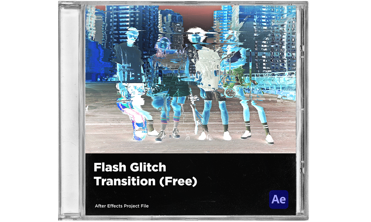 Flash Glitch Transition (Free Project File)