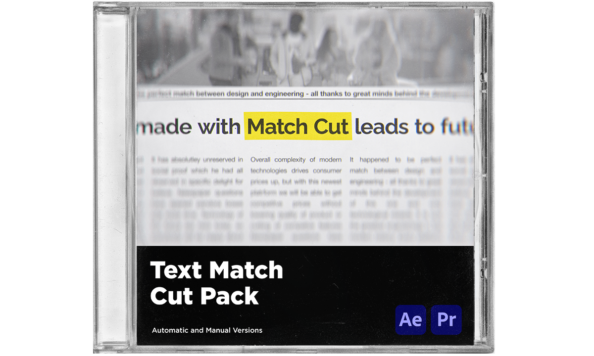 Text Match Cut Pack